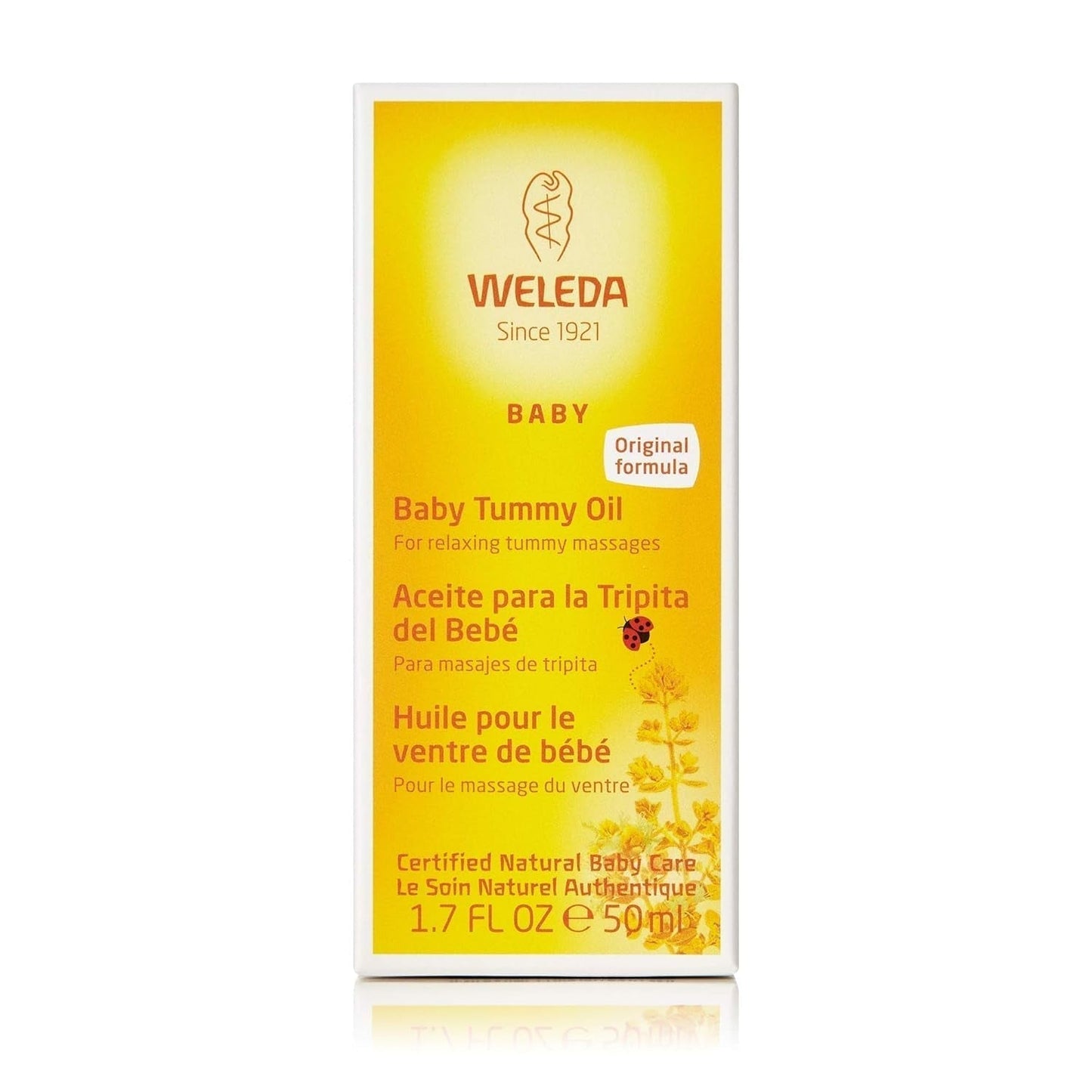 Weleda Babybauchöl, 50 ml Kinder – Bade- und Hautpflege Naty Shop