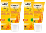 WELEDA Bio Baby Calendula Pflegecreme Körper & Gesicht 30ml – Gesichtscreme / Hautcreme für Naturkosmetik mit Sesamöl und Lanolin zur Pflege trockener Haut. Feuchtigkeitsspendende Pflegecreme für Babys und Kinder Kinder - Bade- und Hautpflege Naty Shop Standardtitel