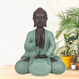Zen Arôme SBM5 Zen Bodhi Statue, grün/braun, 20 cm hoch Statuetten und Skulpturen Naty Shop