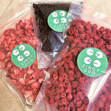Gefriergetrocknete Himbeeren Bruchstücke | XL 300g Gefriergetrocknete Trockenfrüchte | Getrocknete Himbeeren Glutenfreie gefriergetrocknete Früchte | Gefriergetrocknete Früchte | Gefriergetrocknete Himbeeren, dehydrierte Produkte von Naty Shop